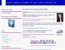Tablet Screenshot of form-info.fr